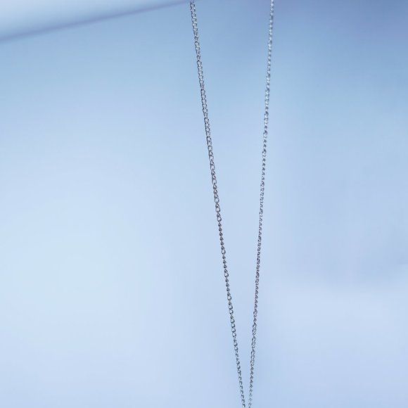 Black Vinyl Record Pendant Cracked w White Vinyl - Picture 4 of 4